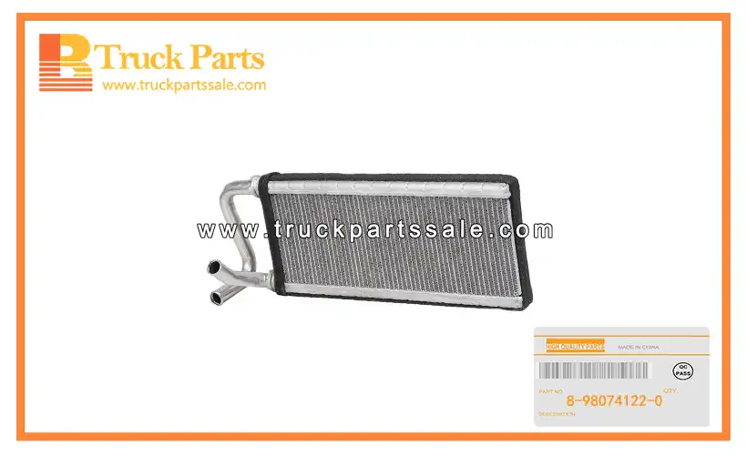 Heater Unit Core for ISUZU ELF NQR90 NPR75 8-98074122-0 8980741220 8-98074-122-0 N??cleo de la unidad calefactora