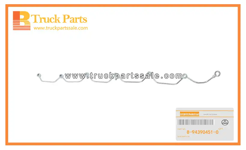 Injection Nozzle Leak Off Pipe for ISUZU FRR 8-94390451-0 8943904510 8-94390-451-0 Tubo de fuga de la boquilla de inyecci??n