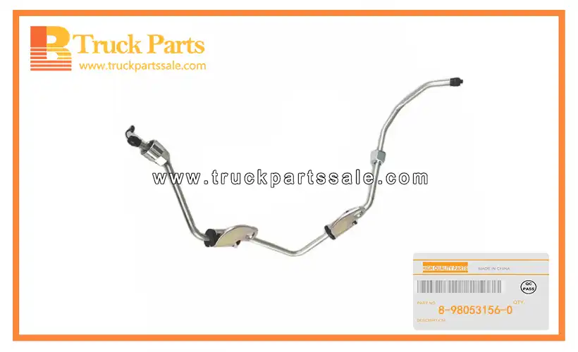 Injector Pump To Cyliner Block Oil Pipe for ISUZU 4HK1 4HE1 8-98053156-0 8980531560 8-98053-156-0 Bomba inyectora al tubo de aceite del bloque cil??ndrico