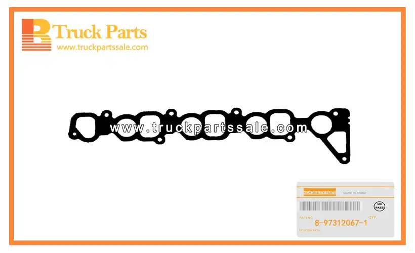 Inlet Manifold To Head Gasket for ISUZU UCR 8-97312067-1 8973120671 8-97312-067-1 Colector de entrada a junta de culata