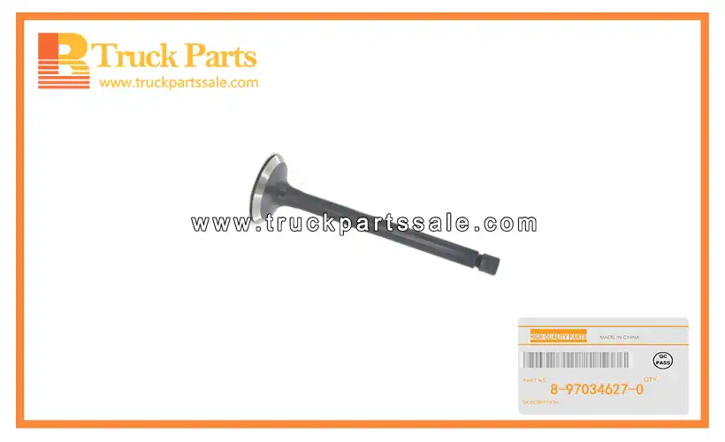 Inlet Valve for ISUZU 3LB1 8-97034627-0 8970346270 8-97034-627-0 V??lvula de entrada