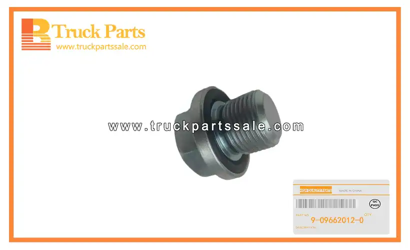 OIL DRAIN PLUG for ISUZU FVR34 6HK1 9-09662012-0 9096620120 9-09662-012-0 TAP??N DE DRENAJE DE ACEITE