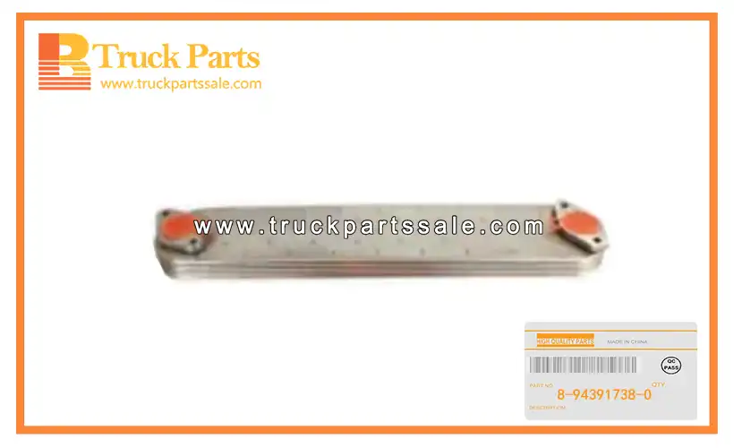 Oil Cooler Core Assembly for ISUZU FVZ34 6HK1 8-94391738-0 8943917380 8-94391-738-0 Conjunto del n??cleo del enfriador de aceite