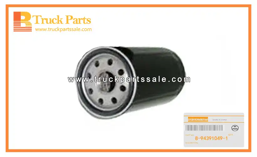 Oil Filter Element for ISUZU FVR34 6HK1 8-94391049-1 8943910491 8-94391-049-1 Elemento filtrante de aceite