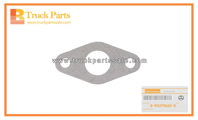 Oil Port Cover Gasket for ISUZU NPR 4HK1 8-94370663-0 8943706630 8-94370-663-0 Junta de tapa del puerto de aceite
