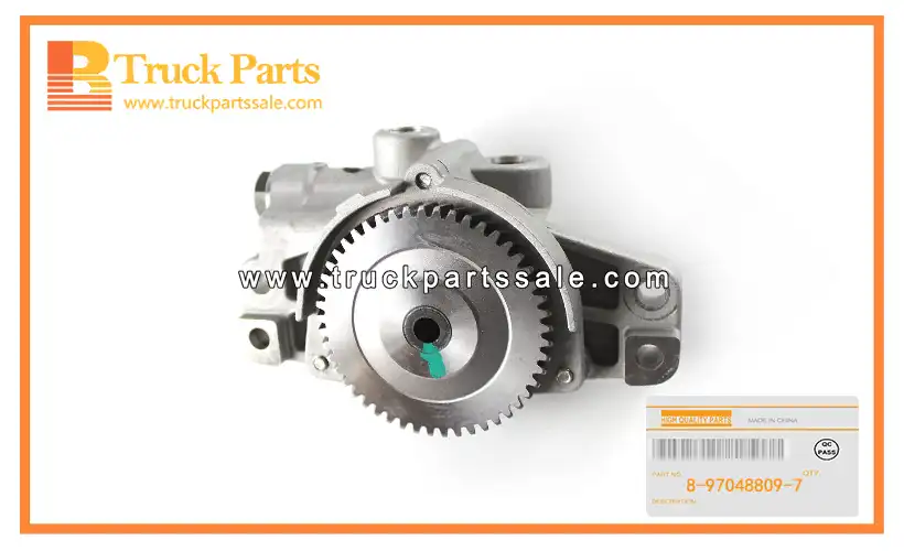 Oil Pump Assembly for ISUZU 4LE2 XD 8-97048809-7 8970488097 8-97048-809-7 Conjunto de bomba de aceite
