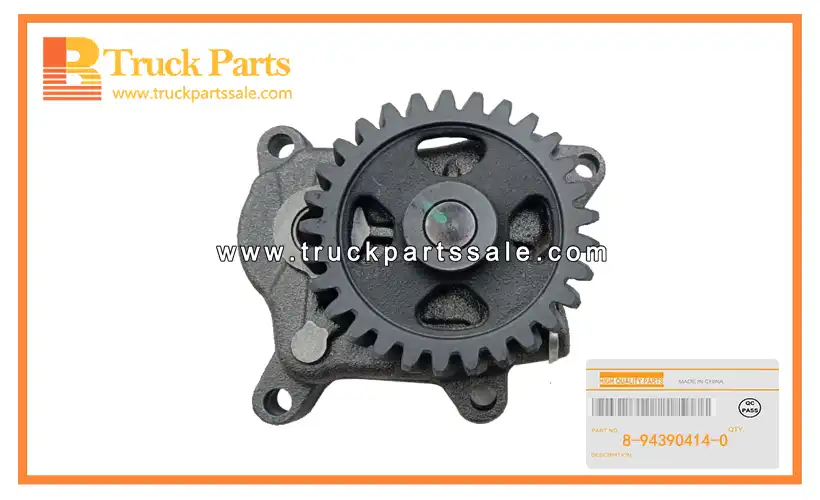 Oil Pump Assembly for ISUZU XY 6HK1 8-94390414-0 8943904140 8-94390-414-0 Conjunto de bomba de aceite