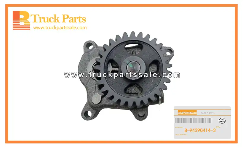 Oil Pump Assembly for ISUZU XY 6HK1 8-94390414-3 8943904143 8-94390-414-3 Conjunto de bomba de aceite