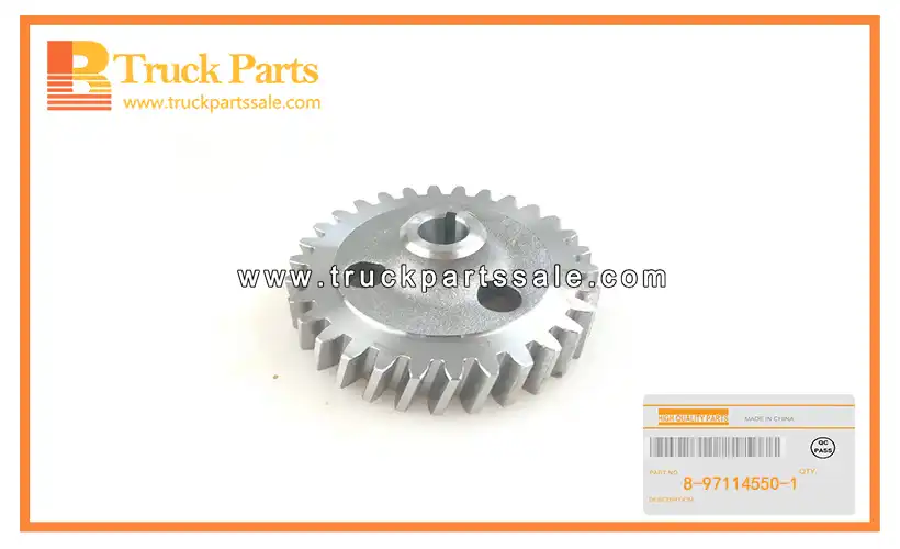 Oil Pump Gear for ISUZU ELF 4HK1 8-97114550-1 8971145501 8-97114-550-1 Engranaje de la bomba de aceite