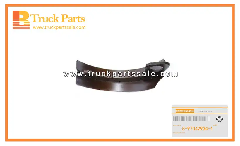 Parking Brake Shoe for ISUZU NPR 700P 8-97042934-1 8970429341 8-97042-934-1 Zapata de freno de estacionamiento