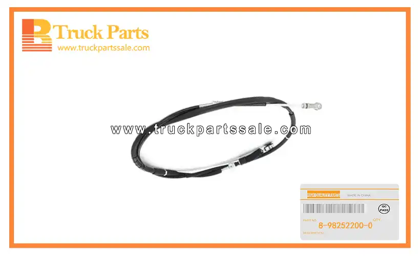 Parking brake cable for ISUZU ELF100 8-98252200-0 8982522000 8-98252-200-0 Cable del freno de mano