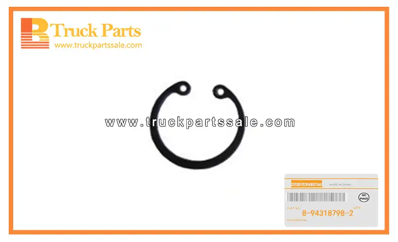 Piston Pin Snap Ring for ISUZU FSR33 6HH1 8-94318798-2 8943187982 8-94318-798-2 Anillo de retenci??n del pasador del pist??n
