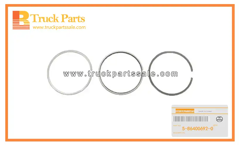 Piston Ring Set for ISUZU 3CB1 5-86400692-0 5864006920 5-86400-692-0 Juego de anillos de pist??n