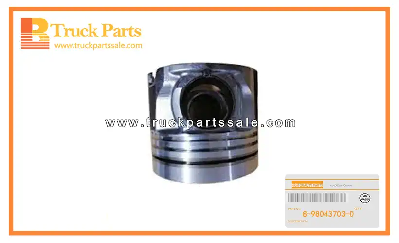 Piston for ISUZU NKR NPR TFR 4JJ1 8-98043703-0 8980437030 8-98043-703-0 Pist??n