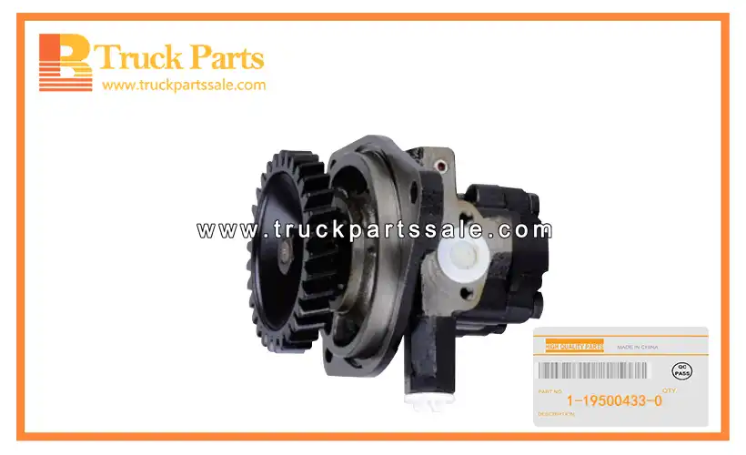 Power Steering Oil Pump Assembly for ISUZU 6HE1 1-19500433-0 1195004330 1-19500-433-0 Conjunto de bomba de aceite de direcci??n asistida