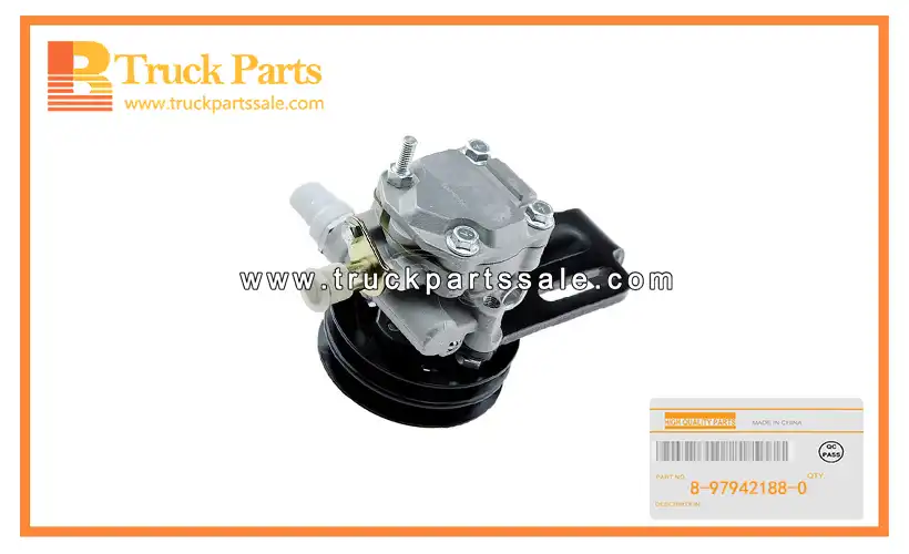 Power Steering Oil Pump Assembly for ISUZU D-MAX 4JA1 4JH1 8-97942188-0 8979421880 8-97942-188-0 Conjunto de bomba de aceite de direcci??n asistida