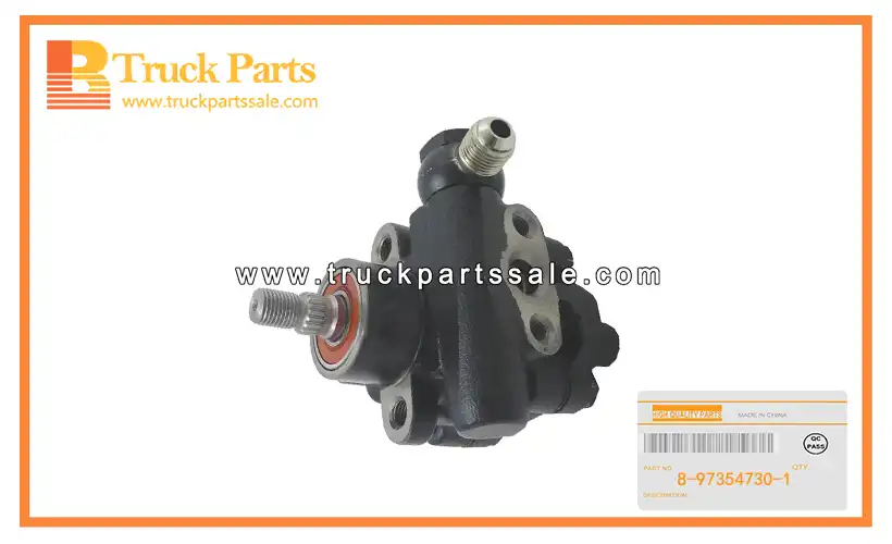 Power Steering Oil Pump Assembly for ISUZU NKR NPR 4JB1T 8-97354730-1 8973547301 8-97354-730-1 Conjunto de bomba de aceite de direcci??n asistida