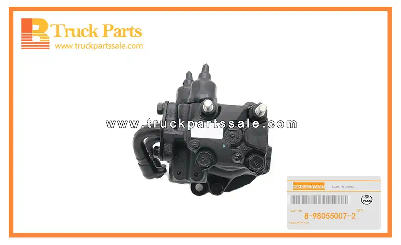 Power Steering Oil Pump Assembly for ISUZU NPR ELF 4HK1 8-98055007-2 8980550072 8-98055-007-2 Conjunto de bomba de aceite de direcci??n asistida