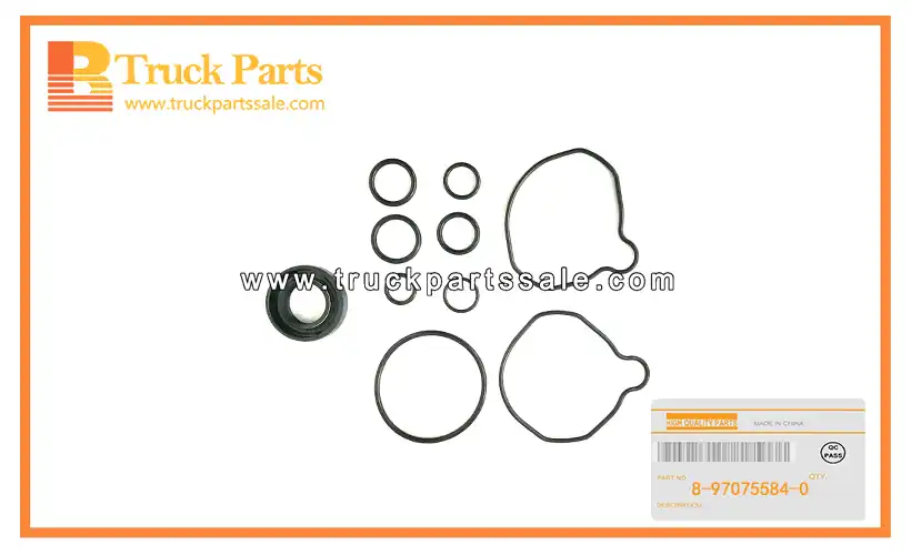 Power Steering Oil Pump Seal Kit for ISUZU NKR NPR 8-97075584-0 8970755840 8-97075-584-0 Kit de sello de bomba de aceite de direcci??n asistida