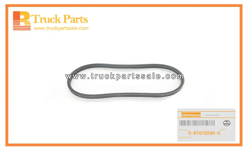 Power Steering Pump Belt for ISUZU NKR55 4J 5-87610266-0 5876102660 5-87610-266-0 Correa de bomba de direcci??n asistida
