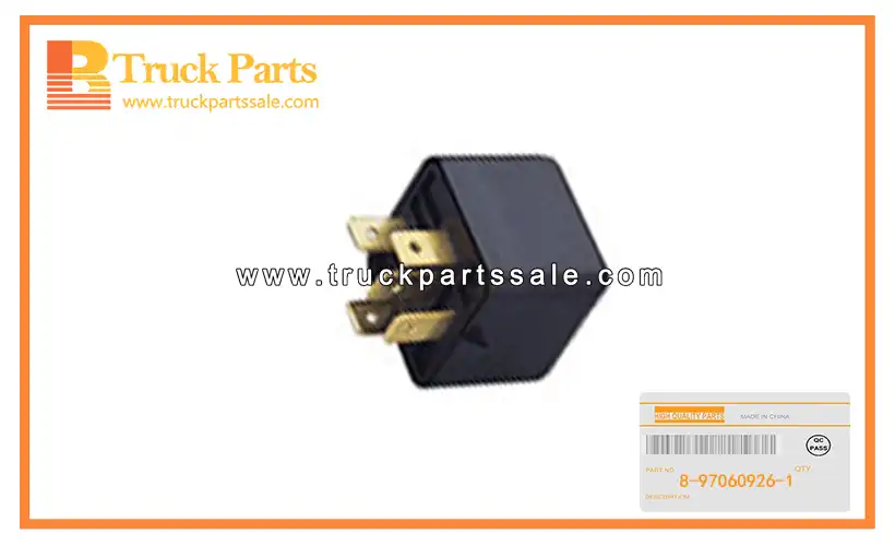 Power Window Relay for ISUZU EVZ FSR FTR NKR55 4JB1 8-97060926-1 8970609261 8-97060-926-1 Rel?? de ventana el??ctrica