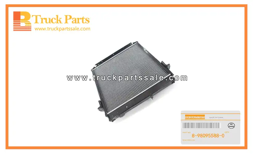 Radiator Assembly for ISUZU NPR 4HG1 8-98095588-0 8980955880 8-98095-588-0 Conjunto de radiador