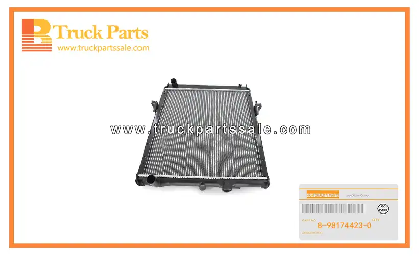 Radiator Assembly for ISUZU NPR NQR 4HK1T 8-98174423-0 8981744230 8-98174-423-0 Conjunto de radiador