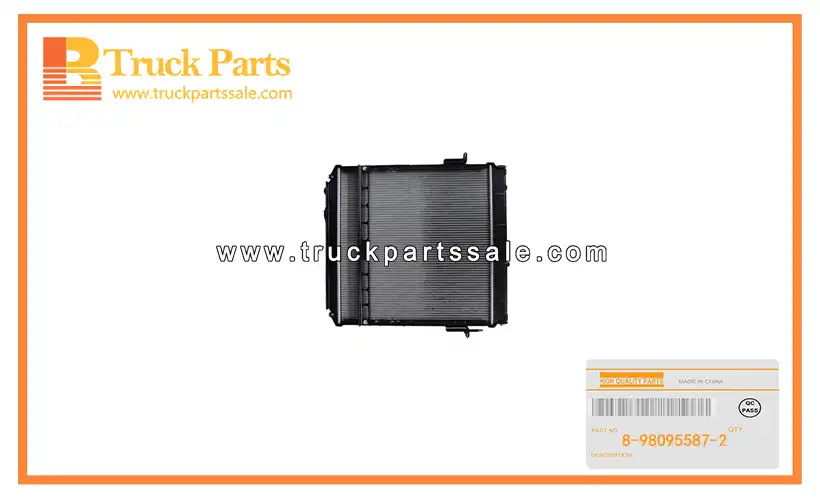Radiator Assembly for ISUZU NPR NQR 8-98095587-2 8980955872 8-98095-587-2 Conjunto de radiador