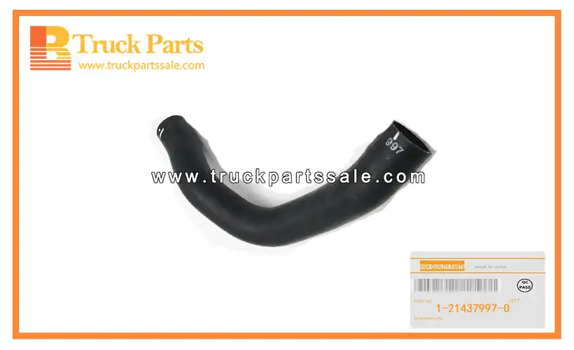 Radiator Outlet Water Hose for ISUZU CXZ05 CYH06 1-21437997-0 1214379970 1-21437-997-0 Manguera de agua de salida del radiador