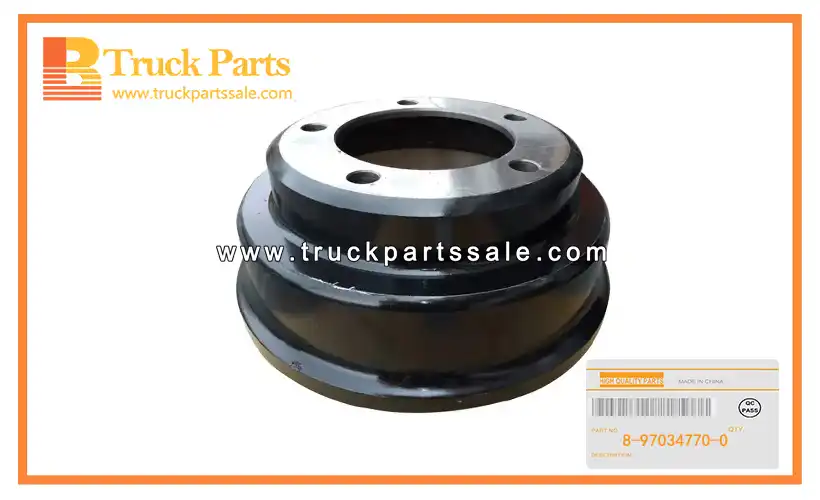 Rear Brake Drum for ISUZU NPR66 4HF1 8-97034770-0 8970347700 8-97034-770-0 Tambor de freno trasero