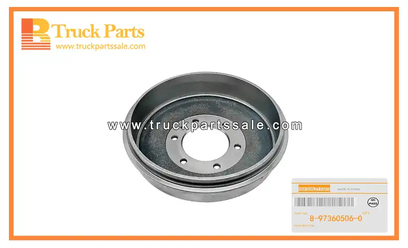 Rear Brake Drum for ISUZU TFR 8-97360506-0 8973605060 8-97360-506-0 Tambor de freno trasero