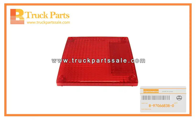 Rear Combination Lamp Tail Lens for ISUZU FRR FTR 8-97066838-0 8970668380 8-97066-838-0 Lente trasera de l??mpara combinada trasera