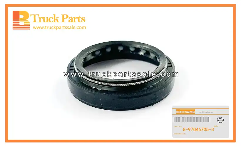Rear Cover Oil Seal for ISUZU TFR17 4ZE1 8-97046705-3 8970467053 8-97046-705-3 Sello de aceite de la cubierta trasera