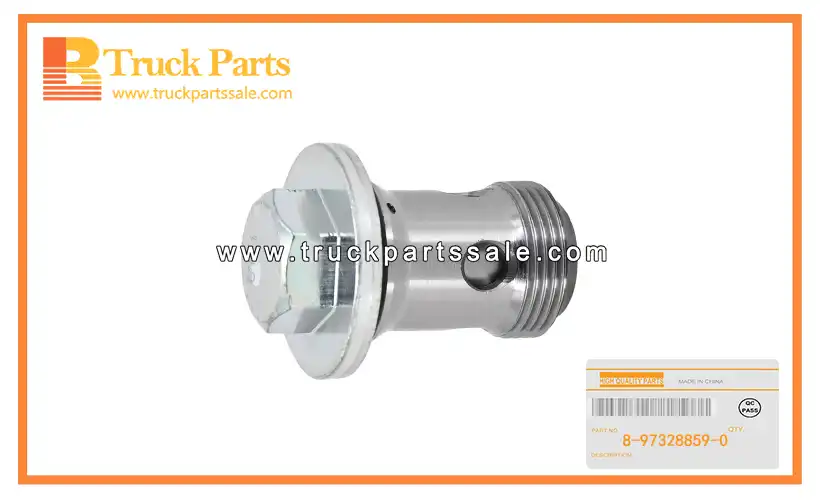 Relief Valve for ISUZU NKR NPR 4HK1 8-97328859-0 8973288590 8-97328-859-0 V??lvula de seguridad