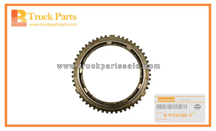 Second And Third Block Ring for ISUZU 4HK1 NQR70 8-97241305-2 8972413052 8-97241-305-2 Anillo de segundo y tercer bloque