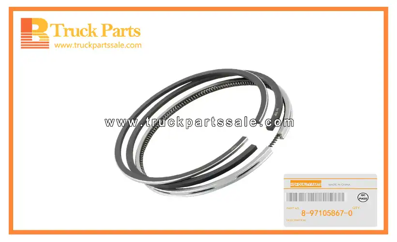 Standard Piston Ring Set for ISUZU 4HG1 8-97105867-0 8971058670 8-97105-867-0 Juego de anillos de pist??n est??ndar