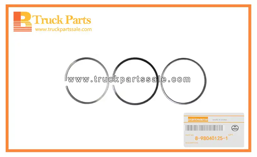 Standard Piston Ring Set for ISUZU 700P FVR FSR 4HK1 4HG1 8-98040125-1 8980401251 8-98040-125-1 Juego de anillos de pist??n est??ndar