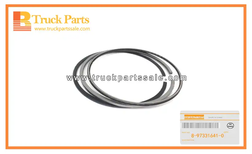 Standard Piston Ring Set for ISUZU NKR NPR 8-97331641-0 8973316410 8-97331-641-0 Juego de anillos de pist??n est??ndar