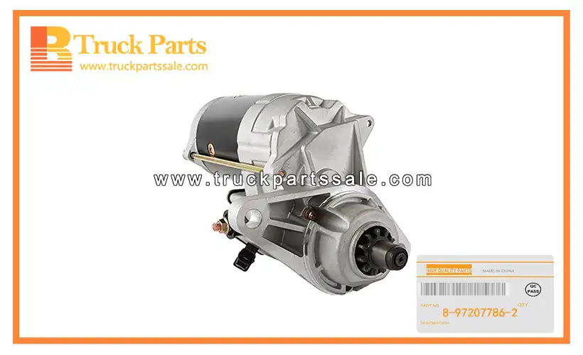 Starter Assembly for ISUZU 4HK1 NPR 8-97207786-2 8972077862 8-97207-786-2 Asamblea de arranque