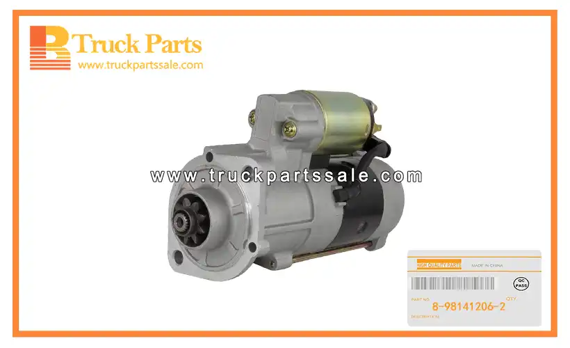 Starter Assembly for ISUZU FCR FRR 6HK1 8-98141206-2 8981412062 8-98141-206-2 Asamblea de arranque