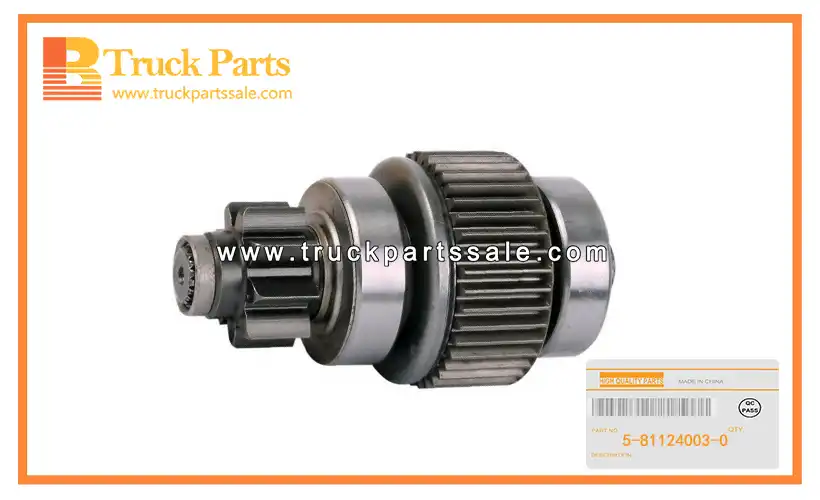 Starter Pinion Clutch Assembly for ISUZU NHR54 4JA1 5-81124003-0 5811240030 5-81124-003-0 Conjunto de embrague de pi ??n de arranque