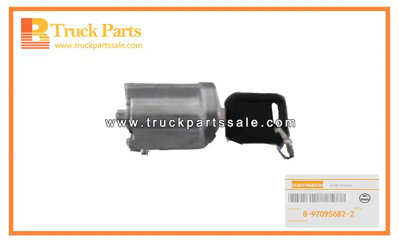 Steering Lock Barrel With Key for ISUZU NHR54 4JA1 8-97095682-2 8970956822 8-97095-682-2 Cilindro de bloqueo de direcci??n con llave