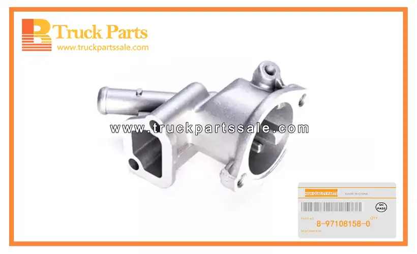 Thermostat Housing for ISUZU UCS17 4ZE1M 8-97108158-0 8971081580 8-97108-158-0 Casas de termostato