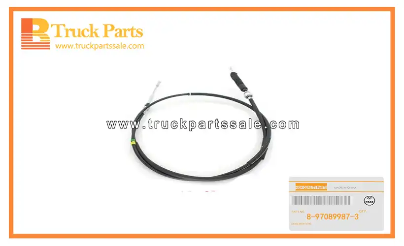 Transmission Control Select Cable for ISUZU 4JB1 MSB5M NKR55 8-97089987-3 8970899873 8-97089-987-3 Cable de selecci??n de control de transmisi??n
