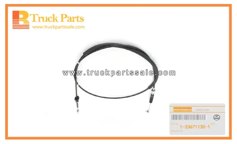 Transmission Control Select Cable for ISUZU FRR FSR 1-33671130-1 1336711301 1-33671-130-1 Cable de selecci??n de control de transmisi??n