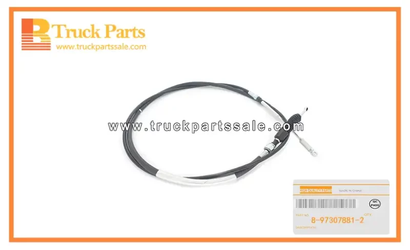 Transmission Control Select Cable for ISUZU NPR 4HG1 8-97307881-2 8973078812 8-97307-881-2 Cable de selecci??n de control de transmisi??n