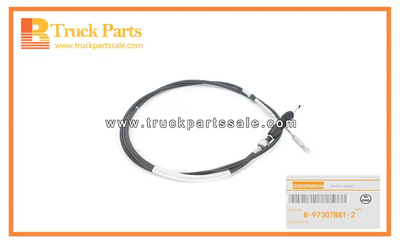 Transmission Control Select Cable for ISUZU NPR 4HG1 8-97307881-2 8973078812 8-97307-881-2 Cable de selecci??n de control de transmisi??n