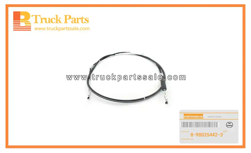 Transmission Control Select Cable for ISUZU NPR71 8-98025442-3 8980254423 8-98025-442-3 Cable de selecci??n de control de transmisi??n