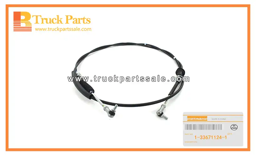 Transmission Control Shift Cable for ISUZU FSR33 1-33671124-1 1336711241 1-33671-124-1 Cable de cambio de control de transmisi??n