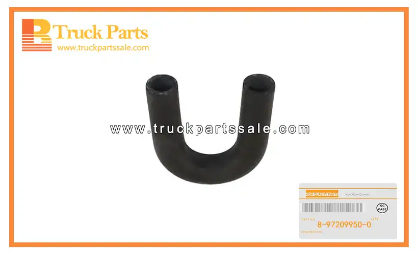 Turbo Charger Out Rubber Hose for ISUZU NPR 8-97209950-0 8972099500 8-97209-950-0 Manguera de goma de salida del turbocompresor
